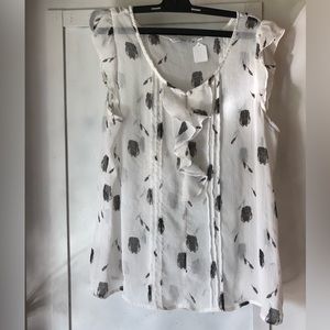 562.   Reitmans | Sheer Owl Top